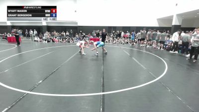 138 lbs Wyatt Mason, Team Wyoming White vs Grant Bergeron, Minnesota Red