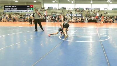 106 lbs Rr Rnd 2 - Sawyer Smith, BattleHawks - HSB vs Dustin Collier, Invicta Wrestling Academy - HSB