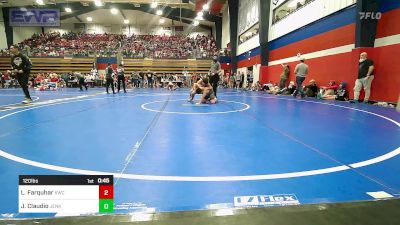 120 lbs Consi Of 4 - Liam Farquhar, Keystone Wrestling Club vs Joncarlo Claudio, Jenks Trojan Wrestling Club