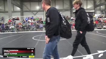 105 lbs Cons. Round 3 - Isaac Thompson, Jr. Vikings vs Brock Slimmer, Paola