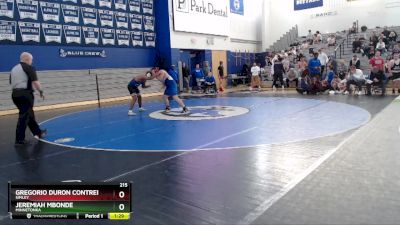 215 lbs Round 2 - Gregorio Duron Contreras, Simley vs Jeremiah Mbonde, Minnetonka