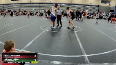 210 lbs Round 1 (8 Team) - Armaan Mahal, FCA Hurricanes vs Wyatt Shaffner, Riverheads MS Wrestling