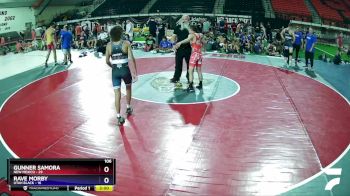 106 lbs Semis & Wb (16 Team) - Gunner Samora, New Mexico vs Rave Morby, Utah Black