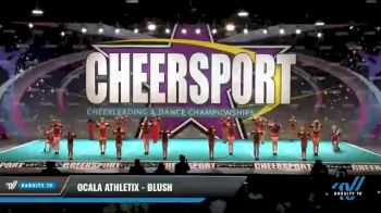 Ocala Athletix - BLUSH [2021 L1 Junior - D2 - Medium Day 1] 2021 CHEERSPORT National Cheerleading Championship