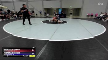 115 lbs 4th Wrestleback (16 Team) - Xiomara Gallego, California Red vs Victoria Sanchez, North Dakota