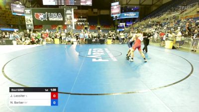 144 lbs Cons 32 #1 - Joshua Lassiter, IL vs Nathan Barber, NY