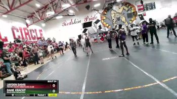 165 lbs Round 2 - Dane Kracht, Backyard Brawlers vs Jayden Davis, MBCRD Youth Wrestling Club