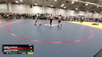 125 lbs Champ. Round 3 - Mathilde Abercrombie, Denver South vs Genevieve Hunt, Fort Lupton