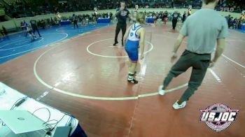 100 lbs Rr Rnd 4 - Loman Myka, F-5 Grappling vs Zoey Benn, Smith Wrestling Academy