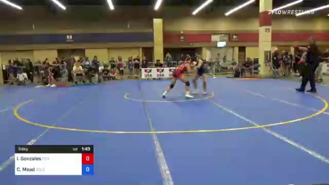 54 kg Quarterfinal - Isabella Marie Gonzales, Titan Mercury Wrestling ...