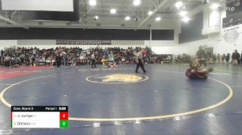 132 lbs Cons. Round 3 - Joey Zuniga, Central Valley vs Isaiah Chrisco, Garces Memorial