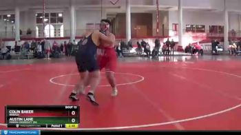 285 lbs Champ. Round 1 - Colin Baker, Wabash vs Austin Lane, Marian University (IN)