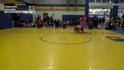 117 lbs Round Of 16 - Rowan Novak, Seneca Valley vs Dana Hudak, Saegertown