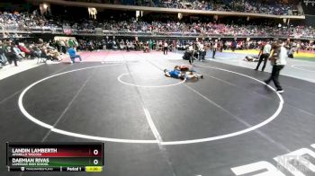 5A 150 lbs Quarterfinal - Daemian Rivas, Lampasas High School vs Landin Lamberth, Amarillo Tascosa