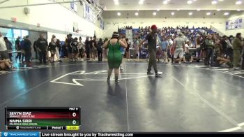 235 lbs Round 2 - Sevyn Diaz, Brawley Wrestling vs Naima Sirri, Palmdale High School