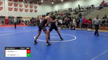 215 lbs Cons. Round 4 - Ben Sawaya, Perrysburg vs Jake Smelcer, Mentor