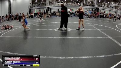 107 lbs Semis (4 Team) - Dallas Bohling, Crown City Queens Red vs Aleecia Delucia, RaZor GWC