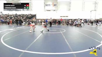 87 lbs Champ. Round 1 - Brennon Egan, Journeymen Wrestling Club vs Carter Bach, Pal-Mac Wrestling