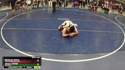 145 lbs 5th Place Match - Nicolas Ayala, Wayne Wrestling Club vs Krue Carter, Shootbox