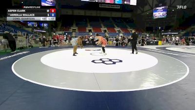 235 lbs Cons. Quarters - Aspen Clark, UT vs Asreilla Wallace, IL