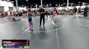 64 lbs Round 3 (8 Team) - Mia Barro, U2 Women Of The Uprising vs Rosie Baldanza, Cordoba Trained