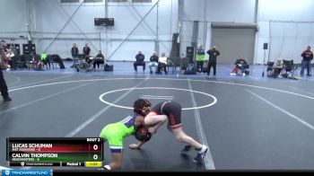 52 lbs Round 1 (4 Team) - Calvin Thompson, Headhunters vs Lucas Schuman, Mat Assassins