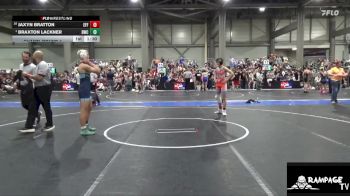 150 lbs Champ. Round 1 - Braxton Lackner, Bobcat Wrestling Club vs Jaxyn Bratton, Effingham