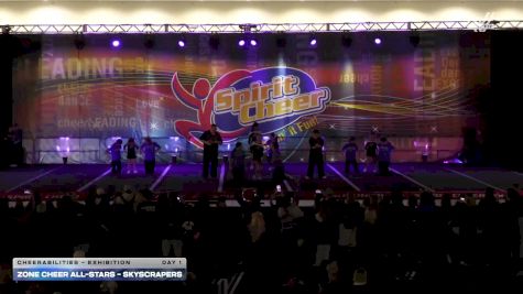 Zone Cheer All-Stars - Skyscrapers [2025 CheerABILITIES - Exhibition Day 1] 2025 Spirit Cheer Dance Grand Nationals & Cheer Nationals