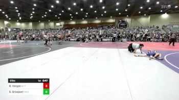 81 lbs Consi Of 8 #1 - Braxton Vargas, No Team vs Gunnar Grosjean, Predators WC