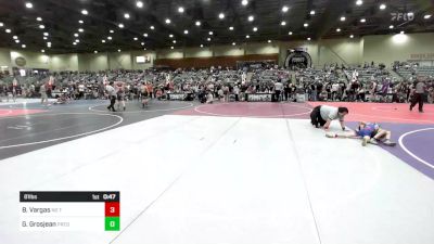 81 lbs Consi Of 8 #1 - Braxton Vargas, No Team vs Gunnar Grosjean, Predators WC