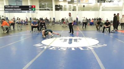 77 lbs Quarterfinal - Tyler San Souci, Refinery WC vs Benjamin Palermo, Silverback WC