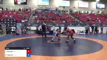 65 kg Round Of 32 - Jordan Decatur, Ohio Regional Training Center / TMWC vs Zack Zeamer, Oklahoma Regional Training Center