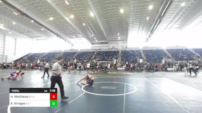 145 lbs Quarterfinal - Harper Matthews, Atlas Grappling vs Alie Bridges, No Team