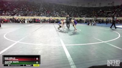 3A-126 lbs Quarterfinal - Ean Wells, Community Christian vs Hunter Waits, Berryhill