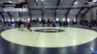 141 lbs Cons. Round 1 - Colin McQuone, Gannon University vs Ty Daugherty, John Carroll