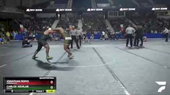 250 lbs Quarterfinal - Jonathan Romo, Garden City vs Carlos Aguilar, Salina