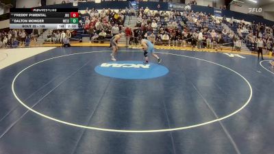 149 lbs Champ. Round 1 - Freddy Pimental, Johns Hopkins vs Dalton Monger, Messiah