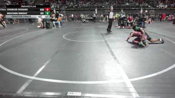 136 lbs Quarterfinal - Charles Sodaro, Robbinsville vs Brayden Wright, New Milford