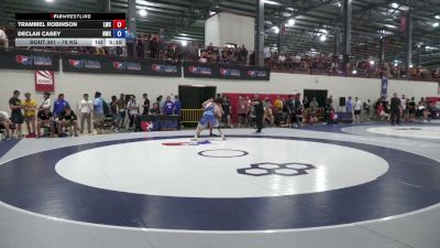 79 kg Champ. Rd Of 128 - Trammel Robinson, Laker Wrestling Club vs Declan Casey, Navy Wrestling Club