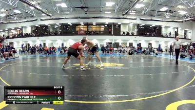 165 lbs Round 3 (6 Team) - Preston Carlisle, University Of Wisconsin Eau Claire vs Collin Hearn, Seton Hill University