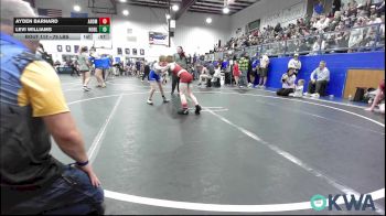 75 lbs Rr Rnd 2 - Ayden Barnard, ARDMORE TAKEDOWN CLUB vs Levi Williams, Noble Takedown Club