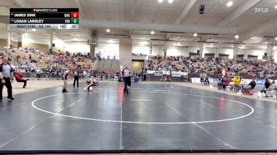 AA 144 lbs Cons. Round 1 - Logan Langley, Karns High School vs James Sink, Kirkwood High School