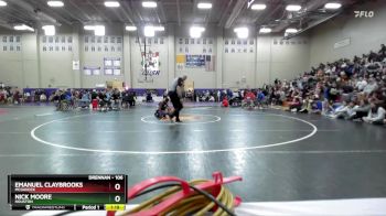 106 lbs Champ. Round 2 - Emanuel Claybrooks, McGavock vs Nick Moore, Houston