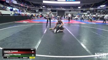 6A 215 lbs Quarterfinal - Christian Preston, Wetumpka vs Martin Thomas, Gardendale Hs