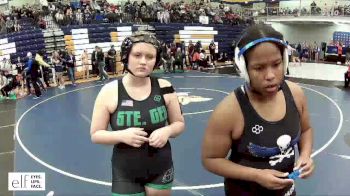 190 lbs. Champ. Round 2 - Brylee Pollock, Ste Genevieve vs Rolanda Francois, Marshfield