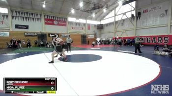 155 (157) Champ. Round 2 - Maya Jaurez, Amador Valley vs Rory Bickmore, Arcata