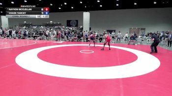 144 lbs Cons. Round 7 - Rayvon McClellan, OK vs CHASE YANCEY, TX