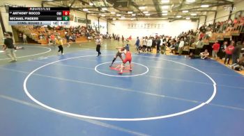 133 lbs Cons. Round 3 - Anthony Rocco, Ohio Wesleyan vs Michael Finders, Heidelberg