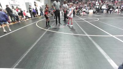 61 lbs Consi Of 4 - Miller Cade Lane, Collinsville Cardinal Youth Wrestling vs Cassius Bennett, Tulsa North Mabee Stampede