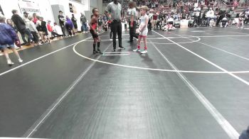 61 lbs Consi Of 4 - Miller Cade Lane, Collinsville Cardinal Youth Wrestling vs Cassius Bennett, Tulsa North Mabee Stampede